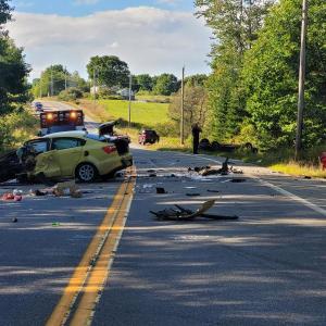 The scene of the fatal accident in Dresden Sept. 2. Courtesy of LCSO