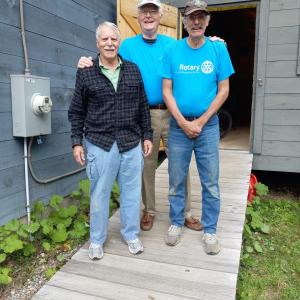 Pictured from left, Rick Mitterling, John Skoglund and Bill Prince. Courtesy of Irene Fowle