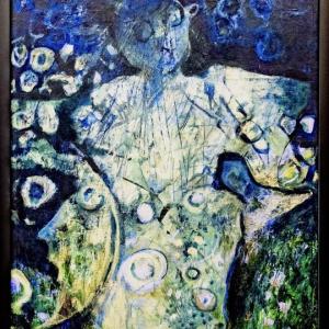 "Night Magic" - oil - Bernadette deCesares. Courtesy of the venue