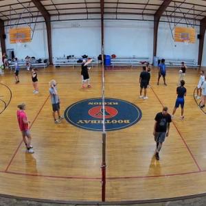 High school students participate in intramurals at the Y. Courtesy of BRYMCA