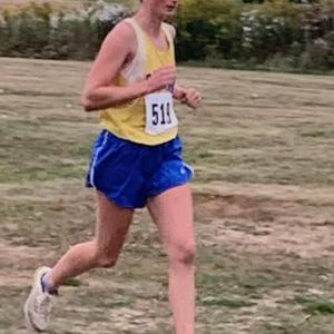 A girl runner. 