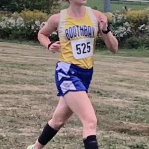 A girl runner. 