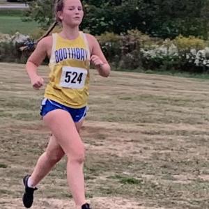 A girl runner.
