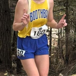 A girl runner. 