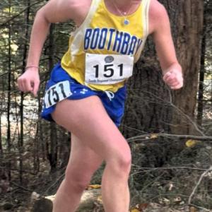 A girl runner. 
