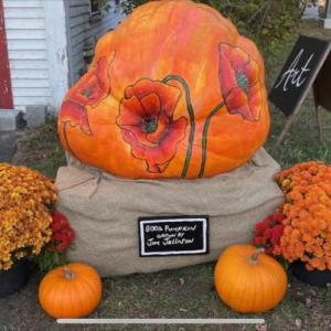 Penelope Poppy, 800 pounds of autumn gold. Courtesy of BRYMCA