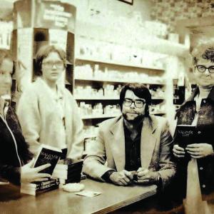 STEPHEN KING signing books at the former Porter's Drug Store in Boothbay Harbor on Aug. 20, 1976. File photo Stephen King book signing