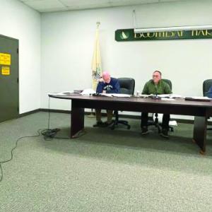 Melissa Holmes speaks to the Boothbay Harbor Planning board. FRITZ FREUDENBERGER/Boothbay Register