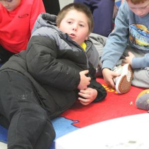 "We celebrate Thanksgiving to appreciate others." - Levi Lewis. STEVE EDWARDS/Boothbay Register