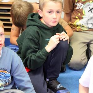 "My mom needs 10 minutes to cook the turkey." -Sawyer Rice. STEVE EDWARDS/Boothbay Register