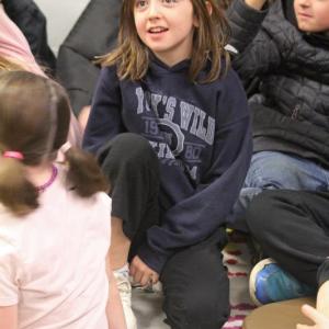 "My favorite part is my stepdad's stuffing - it's the best! No one knows what's in it. It's a secret." Arrayah Petersen.  STEVE EDWARDS/Boothbay Register