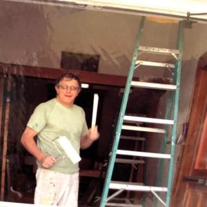 Gearry Judkins, painter and all-round go-to man for the First United Methodist Church. Courtesy photo