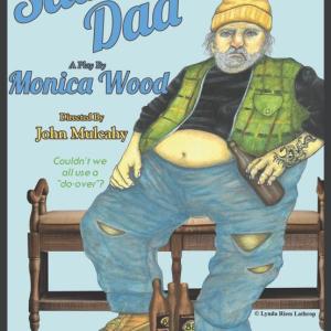 "Saint Dad" poster by artist Lynda Lathrop. Courtesy of Lincoln Theater