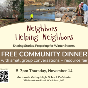 Community dinner poster