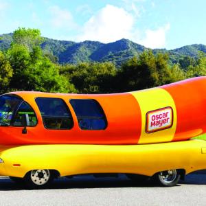 The Oscar Mayer Wienermobile. Courtesy of Kraft Heinz Company