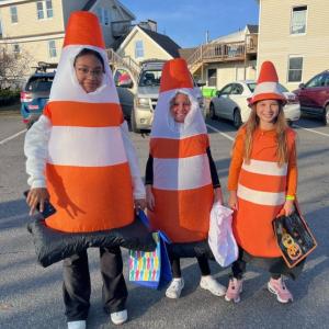 Traffic cone costumes
