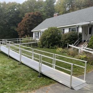 A ramp for a Boothbay home by RTLC. Courtesy of Jack Herger