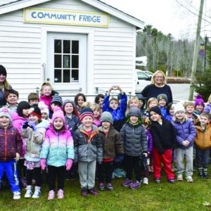 Boothbay Region Elementary School students
