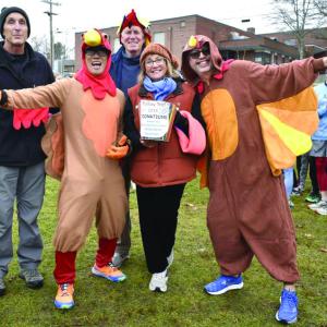 Turkey trot participants.