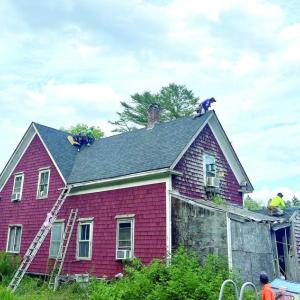 Barters Island roof job by RTLC. Courtesy of Jack Herger