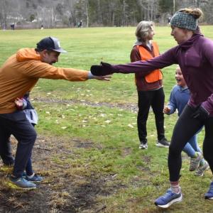 Turkey trot participants.