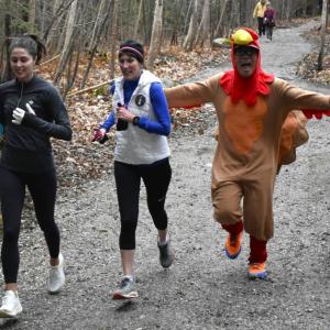 Turkey trot participants.