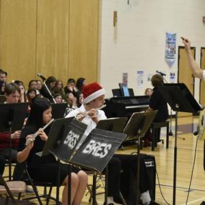 The Combined Concert Band and Boothbay Region High School Wind Ensemble. FRITZ FREUDENBERGER/Boothbay Register