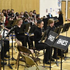 The Boothbay Region High School Wind Ensemble. FRITZ FREUDENBERGER/Boothbay Register