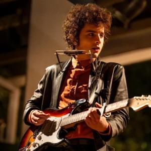 Timothée Chalamet stars as Bob Dylan in "A Complete Unknown" opening Jan. 17. Courtesy of Harbor Theater