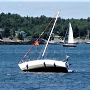 Oops. Guess this boater did not know where to go. Our course Navigating Mid Coast Maine makes chart reading, navigation, and learning the local waters fun and cruising safer and more enjoyable. Courtesy of David Eastwood