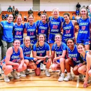 USCG women's basketball team
