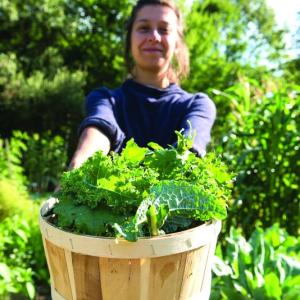 Calla Kainaroi and kale. Kelsey Kobik photo