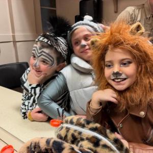 Y Arts cast members of "Madagascar Kids" in full costume and makeup. Courtesy Facebook photo