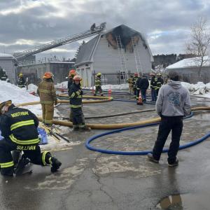 Garage fire