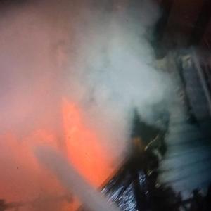 Fire Attack teams in close proximity to the active fire. Courtesy of Mark Sullivan