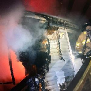 Interior attack teams preparing to enter the building. Courtesy of Mark Sullivan