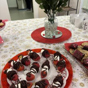 Desserts at the Feb. 5 lunch. Vicki Haugen photo