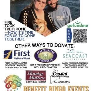A flyer with information on how to support the Campbells. Courtesy of Kjirsten Flores