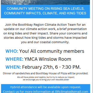 Climate meeting poster