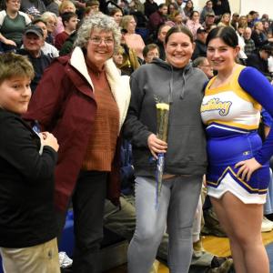 Skyla Carrier and her family. FRITZ FREUDENBERGER/Boothbay Register