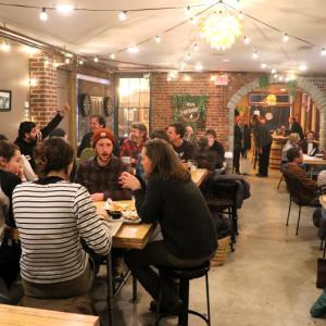 Ocean on Tap held a trivia night Feb. 20 at Footbridge Brewery to celebrate their one-year anniversary. Leah Campbell photo