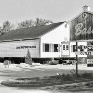 The former Bass Shoe Outlet building. PHIL DI VECE photo The former Bass Shoe Outlet building. PHIL DI VECE photo