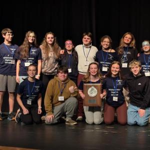 BRHS Drama wins silver at the state competition for Shakespeare's "A Midsummer Night's Dream.” CANDI JONETH/Boothbay Register CANDI JONETH/Boothbay Register