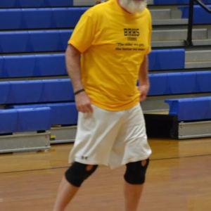 Korey Lewis looks somewhat stunned after being called for a technical foul before the game even started. KEVIN BURNHAM/Boothbay Register