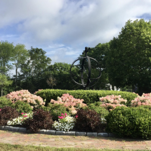 The Armillary Garden within the Boothbay Memorial Garden. Courtesy photo