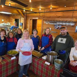 Our Lady Queen of Peace crew served Community Lunch March 24. Darrell Gudroe photo