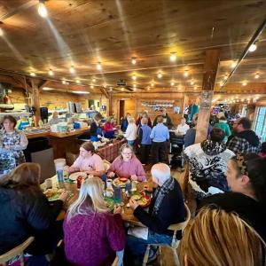 A good crowd at the March 24 Community Lunch. Erik Ward photo