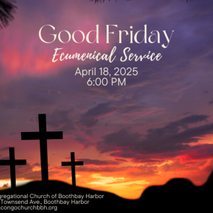 Good Friday service notice