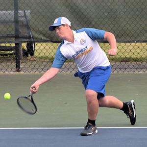 Senior co-captain Cleyton Splaine in action in 2024. File photo