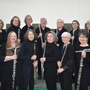 Midcoast High Winds Flute ensemble. Courtesy of the group